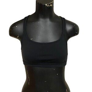 Athleta Black Sports Bra Top Size S